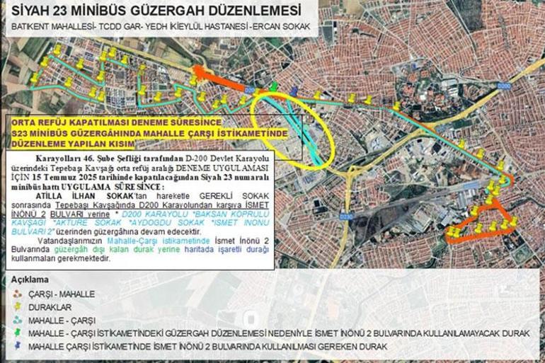Eskişehirin can damarı olan kavşak tam bir ay kapanacak