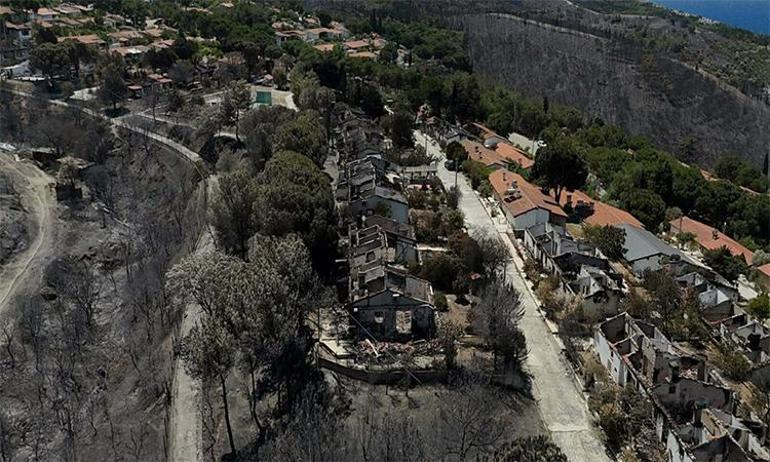 İzmirdeki orman yangını ikinci gününde Müdahale sürüyor