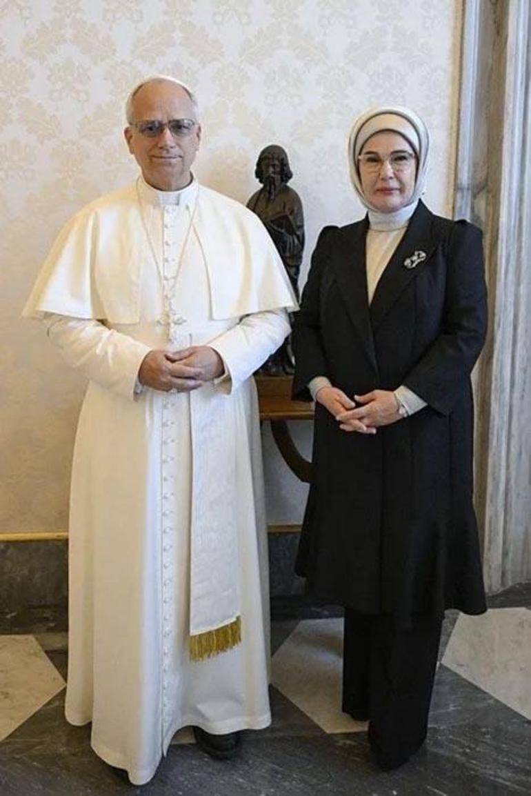 Emine Erdoğan, Vatikanda Dünya 5ten büyüktür mesajı verdi