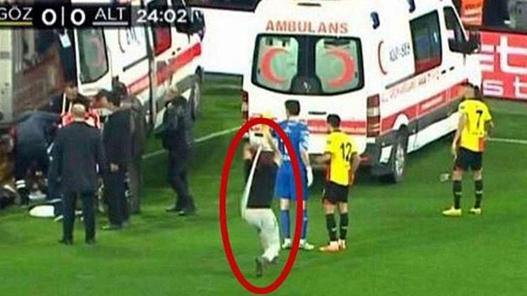 Göztepe - Altay maçında kaleciyi yaralayan şahıs savunma yaptı: Korner direğinin parasını ödedim