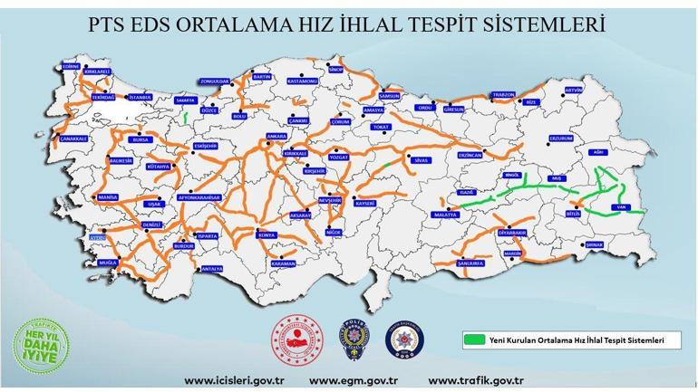 EGM duyurdu, bugün başladı Yeni radar konulan illerin haritası yayınlandı