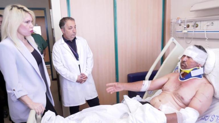 Antalyada aslan döven adam taburcu oldu olay açıklamasını yaptı; Sivrisinekler ısırmasın diye üstümü örttüm, aslan ısırdı