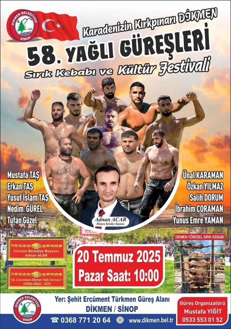 Karadeniz’in Kırkpınar’ı Sinopta başlıyor