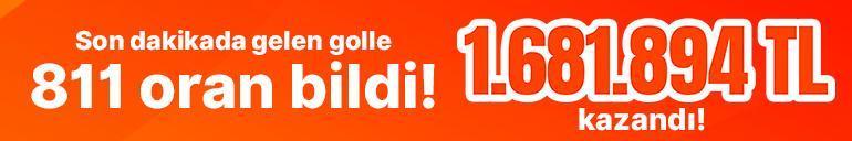 Son dakikada gelen golle 811 oran bildi İY / MS tahminleriyle toplamda 1.681.894 TL kazandı