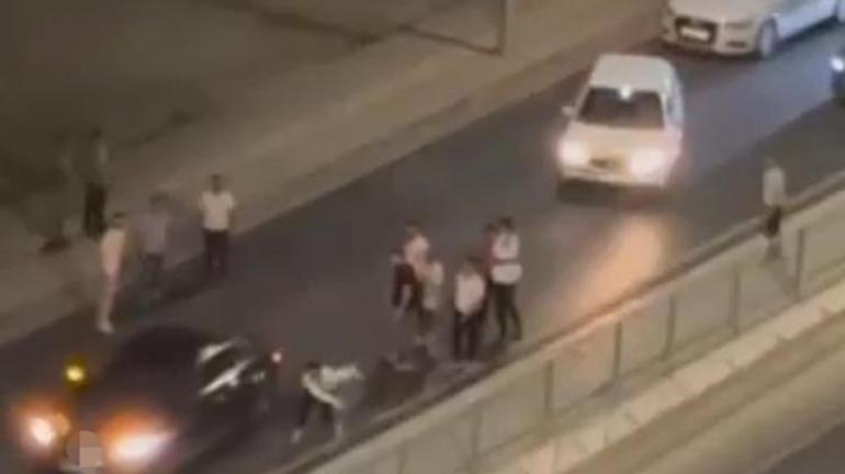 Böyle magandalık görülmedi: Arabada hamile kadın da vardı Yeni görüntüler ortaya çıktı