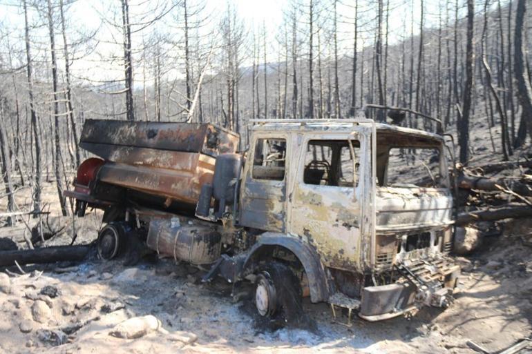 Eskişehirdeki yangında 10 görevli şehit olmuştu Alevlerden geriye kalanlar yürekleri sızlattı