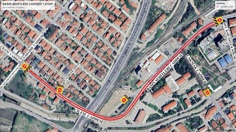 Eskişehirde 5 gün sürecek: Takvim belli, bir caddede çalışma başladı