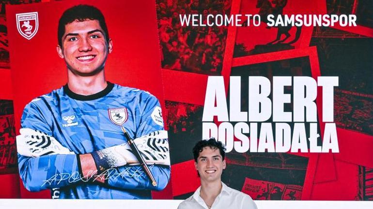 Samsunsporun yeni kalecisi Albert Posiadala imzayı attı
