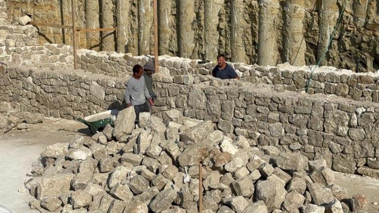Edirnede tarih yeniden canlanıyor Temeli atıldı
