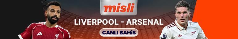 Liverpool, Premier Ligde Arsenali konuk edecek Zorlu maçın heyecanı canlı sohbet ve Şampiyon Oranlar ile Mislide