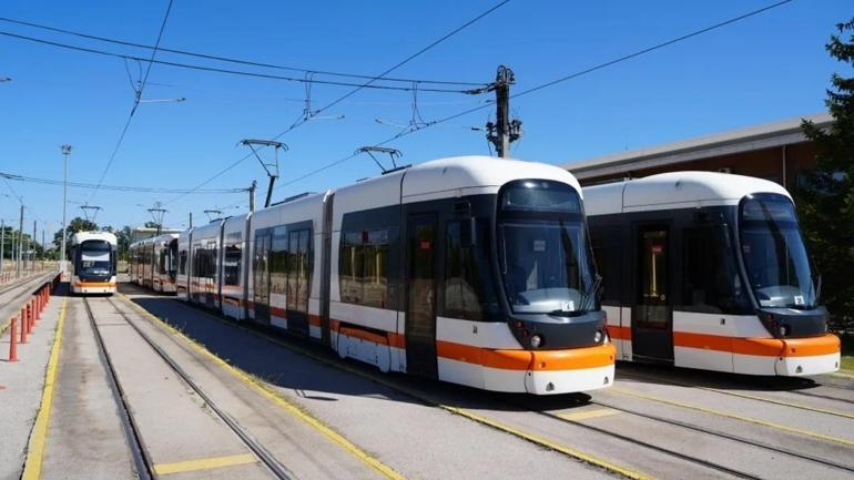 Eskişehirde gece tramvay seferlerine 3 günlük ara 2 hat durduruluyor