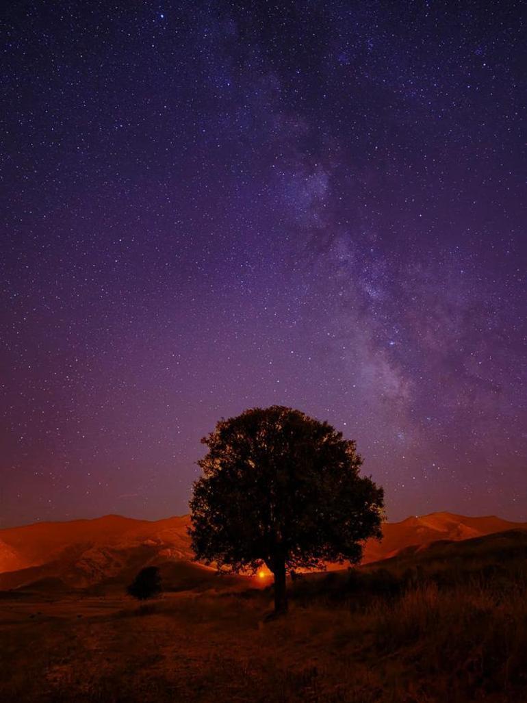 Bitliste masalsı gece Samanyolunun ışıltısı Tatvanda tarihle buluştu