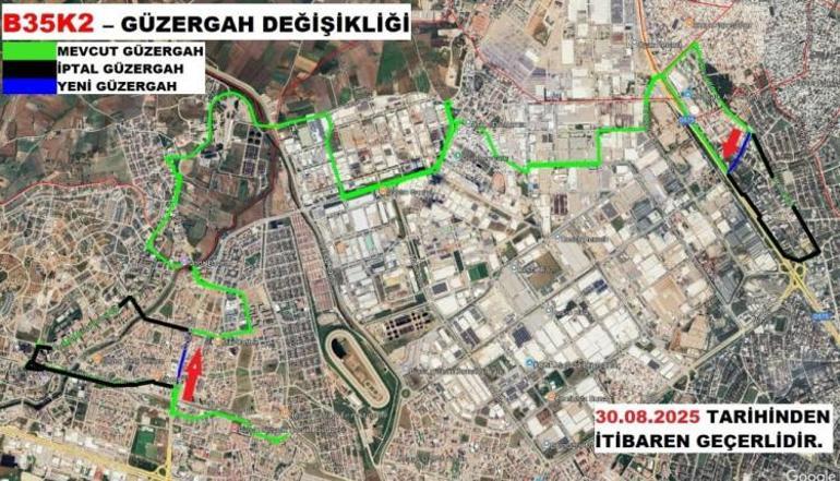 BURULAŞ duyurdu: Toplu ulaşımda güzergâh değişikliği resmen başladı