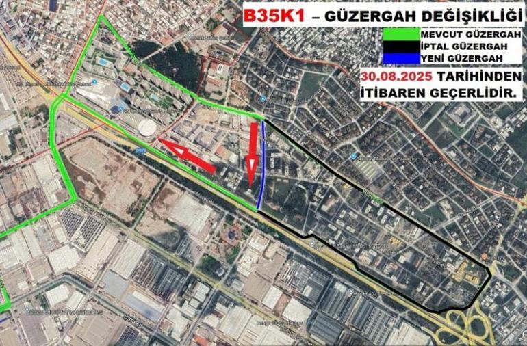 BURULAŞ duyurdu: Toplu ulaşımda güzergâh değişikliği resmen başladı