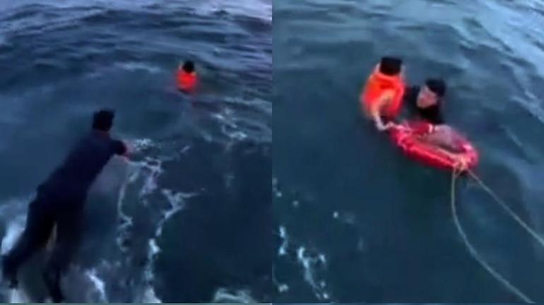 Mucize kurtuluş 6 yaşındaki çocuk açık denizde hayata böyle tutundu