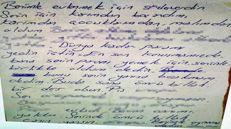 Eski eşini adım adım takip edip katletti Mektupta yazdıkları kan dondurdu