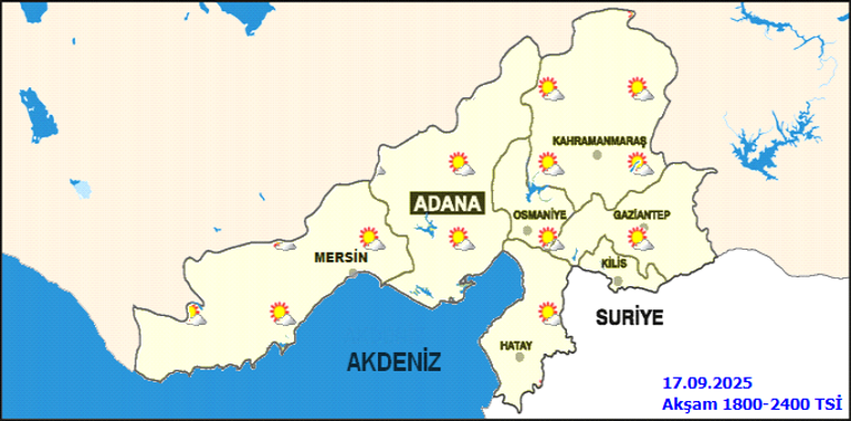 Adana için iki gün üst üste yağmur uyarısı: Sıcaklıklar düşüyor
