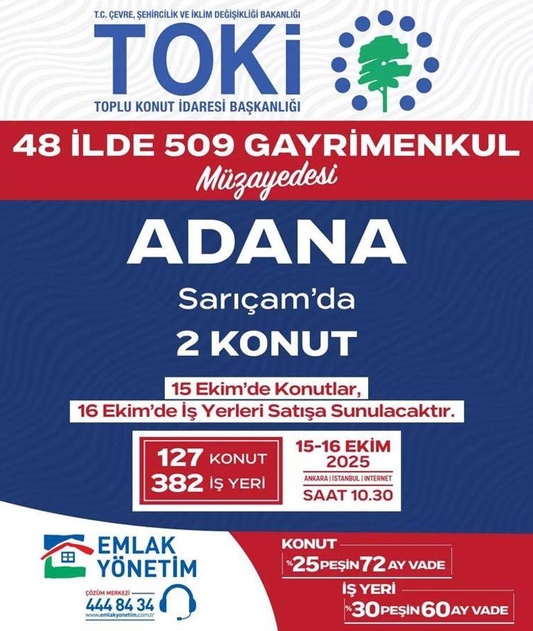 Adanada kira öder gibi ev sahibi olma imkanı TOKİ müjdeyi duyurdu, başvuru tarihi açıklandı