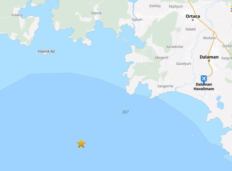 Muğlada korkutan deprem AFAD duyurdu
