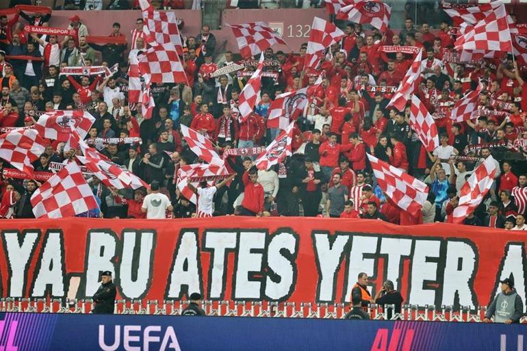 Samsunspor Dinamo Kiev maçında 3 puan 3 golle geldi