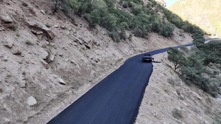 Kış aylarında büyük zorluk çıkarıyordu Bu yollar yenilendi