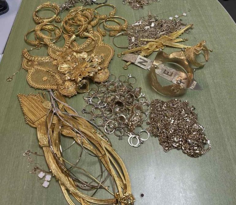 Yoğurt kovasında servet çıktı Tam 1 kilo 241 gram altın