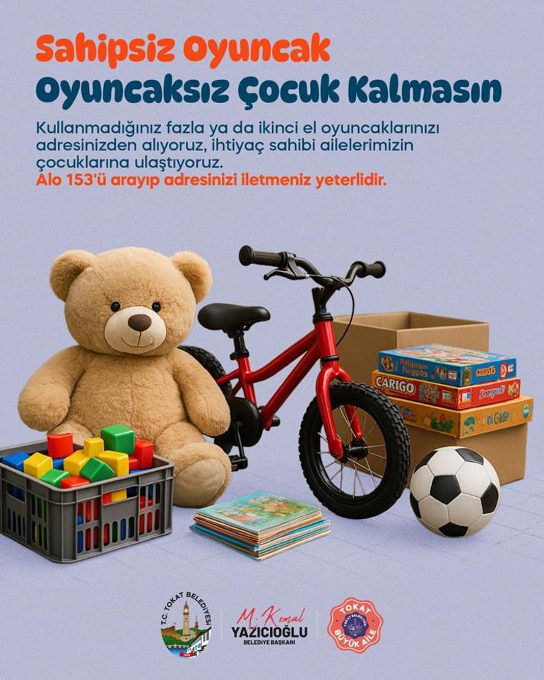 Tokat Belediyesi harekete geçti, vatandaşlar destek verdi Anlamlı proje ile çocukların yüzü gülüyor