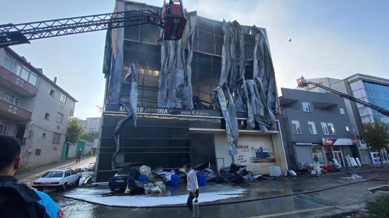 Kocaelide parfüm deposunda yangın: 6 can kaybı var