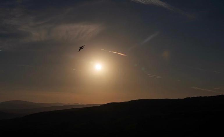 Çankırı’da gün batımı kartpostallık manzara oluşturdu