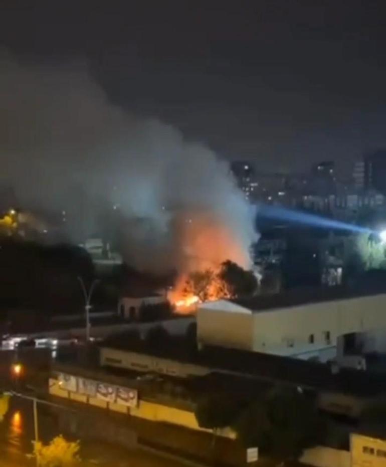 Adana’da iki farklı noktaya düşen yıldırımlar yangına neden oldu