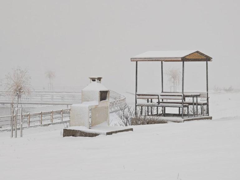 Kar yağışı Ordu’nun yükseklerini beyaza bürüdü
