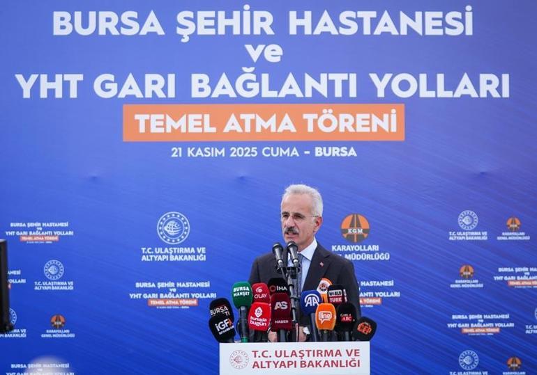 Bursa’nın yıllardır beklediği proje gerçekleşiyor Bakan Uraloğlu 2026 yılında hizmete açılacağını duyurdu