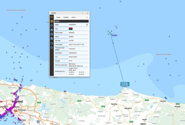 Kocaeli açıklarında 2 gemide yangın; 25 mürettebat kurtarıldı