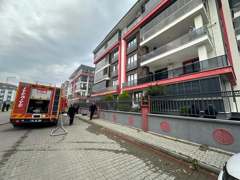 Balıkesir Edremit’te bodrum yangını: 6 kişi dumandan etkilendi