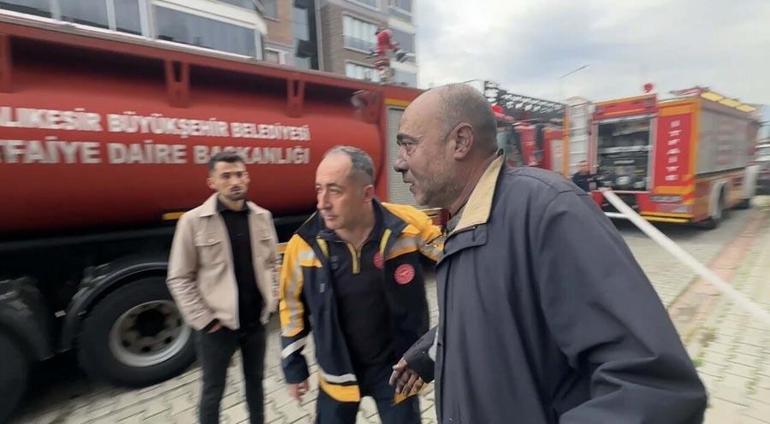 Balıkesir Edremit’te bodrum yangını: 6 kişi dumandan etkilendi