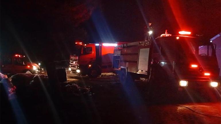 Bursa’da işçilerin kaldığı baraka, alev alev yandı Nedeni belli oldu