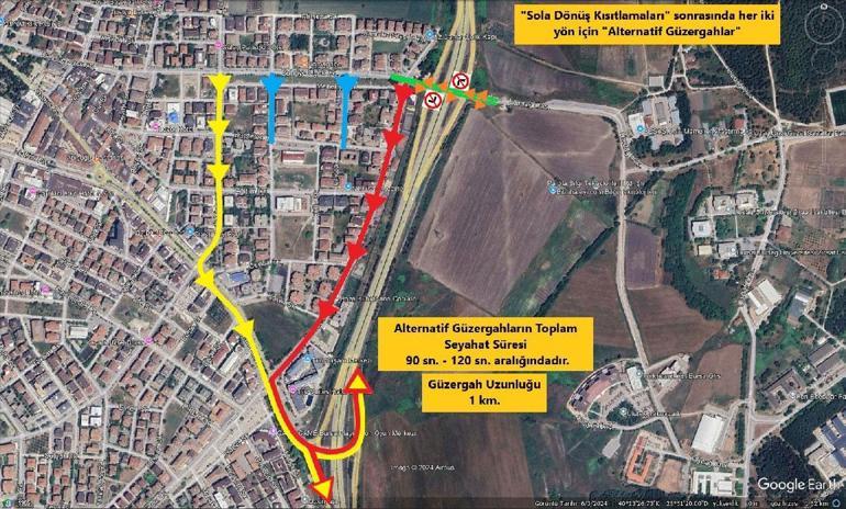 Bursa’da trafik düzenlemesi: Yasak getiriliyor