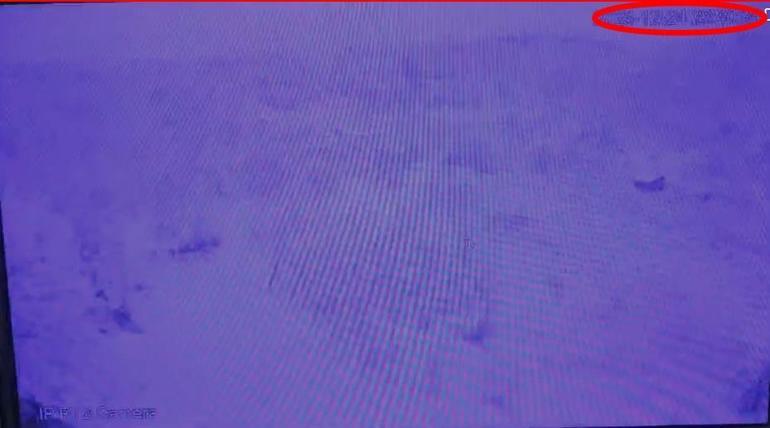 Tunceli’de gökyüzünde patlama sesi ve parlak ışık kamerada