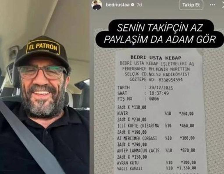 Bedri Usta isimli kebapçıya yüksek fiyat soruşturması