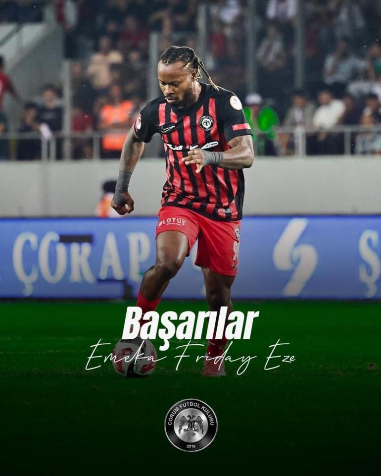 Çorum FK 3 transfer bombasını birden patlattı