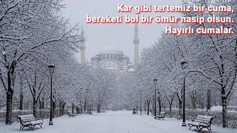 Yeni Yıl İlk Cuma Mesajları: Kar Manzaralı ve Karlı Cuma Mesajları, Dualı, Hadisli, İlahili, Resimli, Komik ve İmalı Seçeneklerle Anlamlı Cuma Sözleri ve Paylaşımları