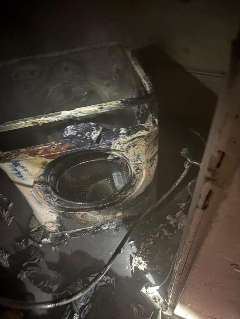 Diyarbakırda çamaşır makinesini çalıştırdı, sonrası dehşete dönüştü