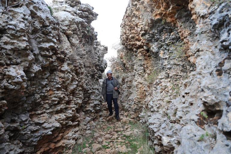 1 milyon yıl önce oluşumu tamamlandı Diyarbakırdaki Buzul Vadisi görüntülendi