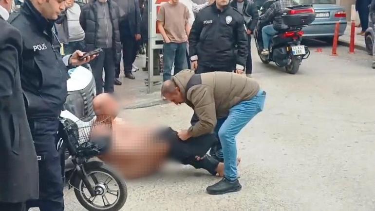 Samsunda ilginç görüntüler Çırılçıplak dolaştı, gözaltına alındı