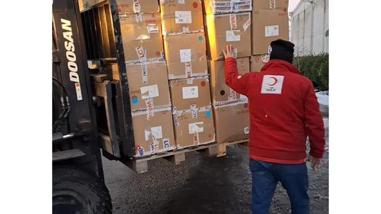 Türkiye, Aynularaba 11 tır insani yardım malzemesi sevk etti