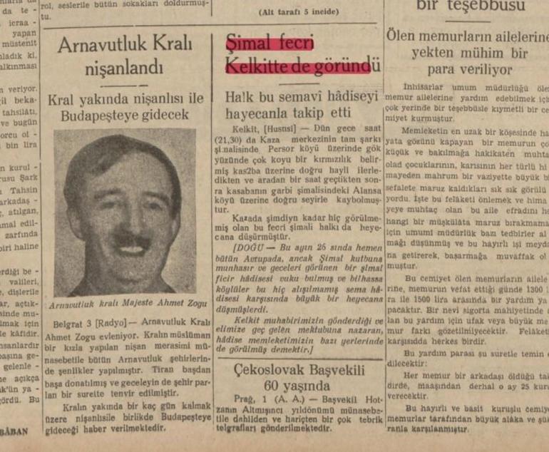 Kuzey ışıkları Türkiyede görüldü Askerler fark etti, yıllar sonra gerçek ortaya çıktı