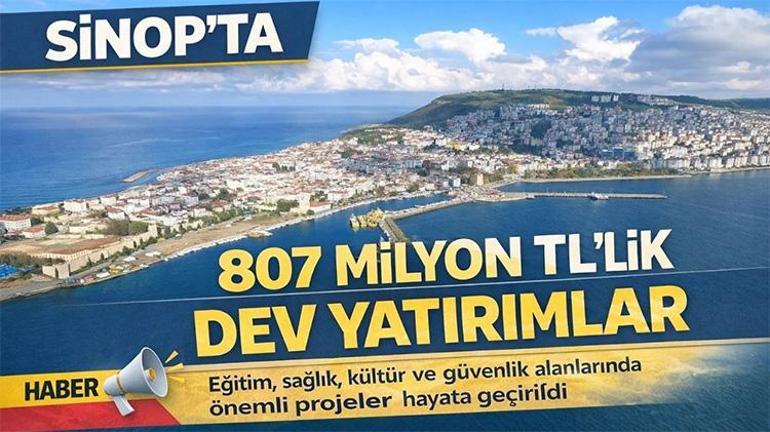 Sinop’a yatırım hamlesi: 18 kamu projesi hayata geçiyor