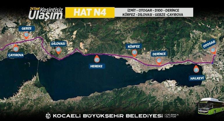 Kocaelide dev ulaşım hamlesi: 4 hat devreye girdi