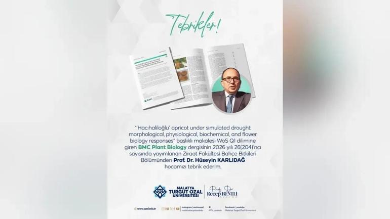 Malatya kayısısında devrim: Dünya çapında çalışma yaptı, bilimsel rehber oldu