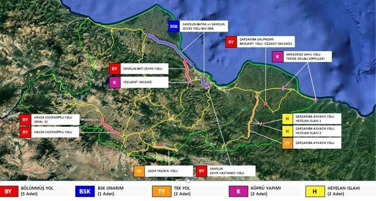 Samsuna 27 milyar TLlik dev yatırım Havzadan Çarşambaya kadar uzanacak